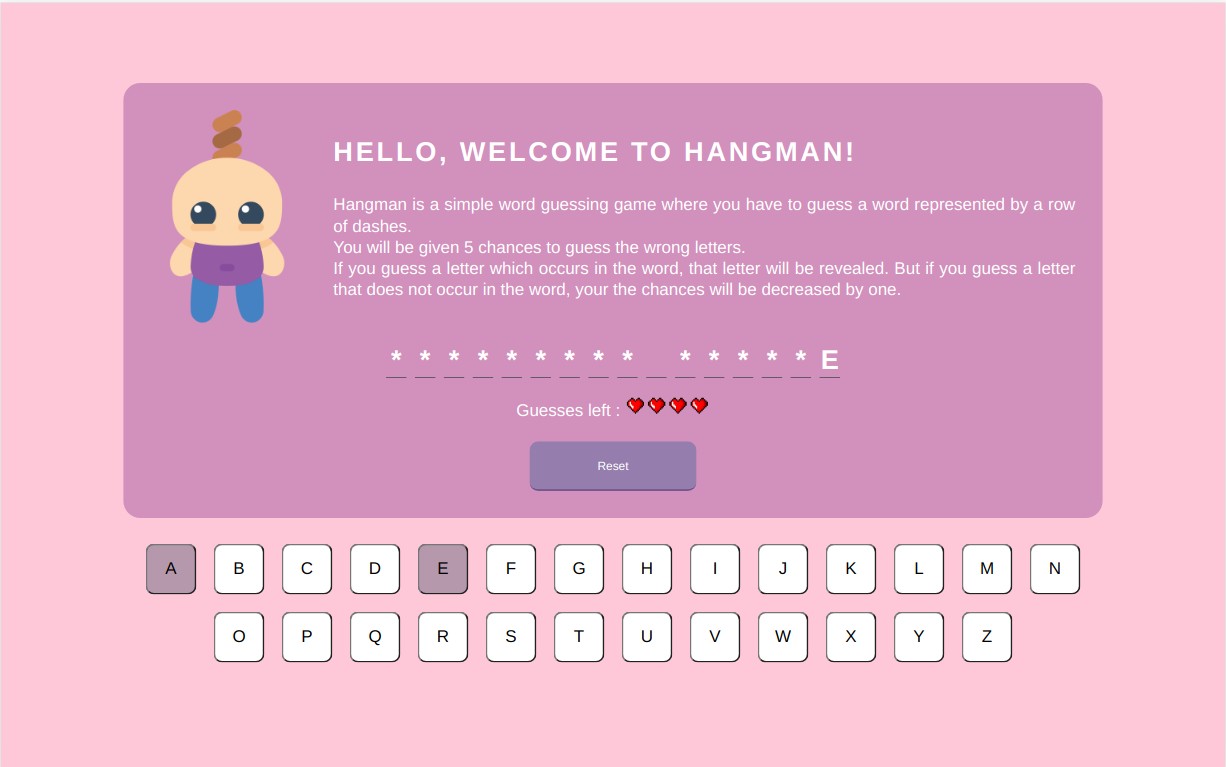 Hangman Screenshot