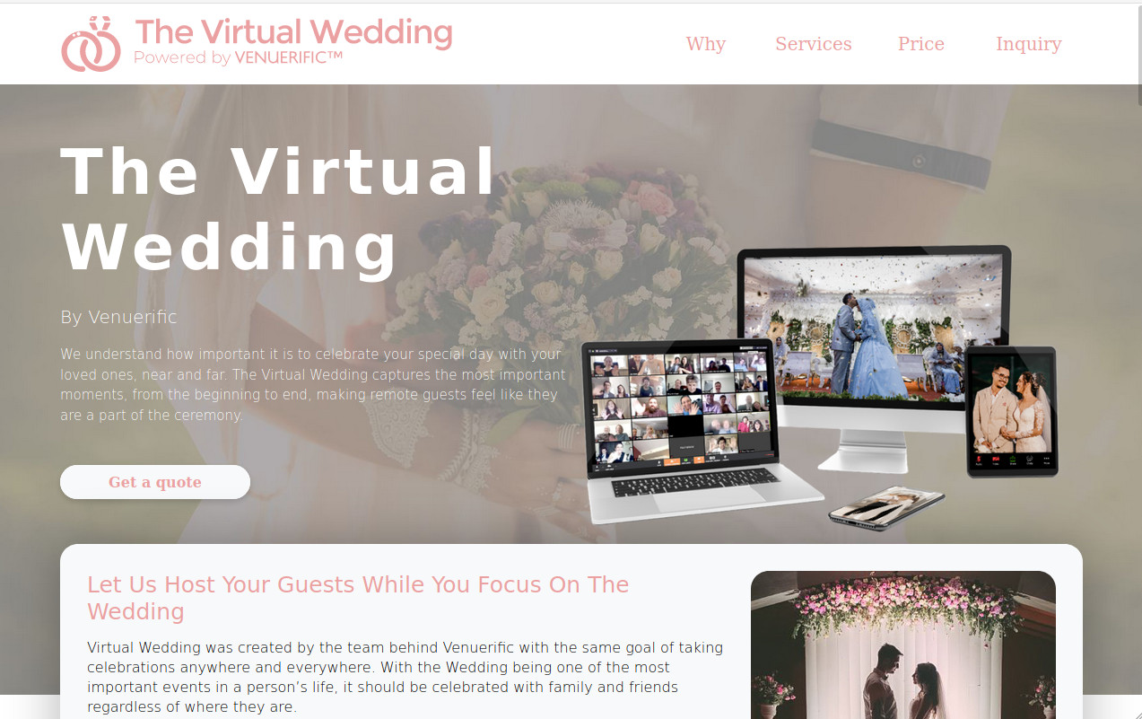The Virtual Wedding Screenshot